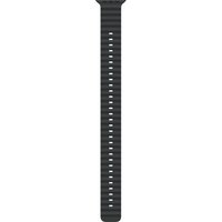 Apple 49mm Black Ocean Band Extension - Natural Titanium Finish