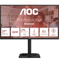 AOC E4 Q27E4U computer monitor 68.6 cm (27") 2560 x 1440 pixels Quad HD LED Black