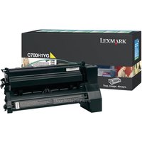 Lexmark C780H1YG Toner cartridge yellow return program. 10K pages ISO/