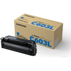 Samsung CLT-C603L/ELS/C603L Toner Cartridge Cyan. 10K Pages Iso/Iec 19