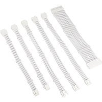 Kolink Core Adept Braided Cable Extension Kit - White