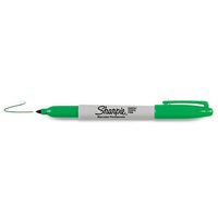 Sharpie Fine Point permanent marker Fine tip Green 12 pc(s)