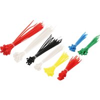 LogiLink KAB0018 cable tie Nylon Black. Blue. Green. Red. Yellow
