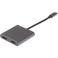 Nikkai USB-C Multiport Hub to 2x HDMI 4K@60Hz Ultra HD MST/ USB-C PD /