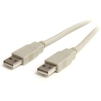 StarTech.com 6 ft Beige A to A USB 2.0 Cable - M/M