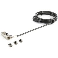 StarTech.com 6.5' (2m) 3-in-1 Universal Laptop Cable Lock - 4-Dig