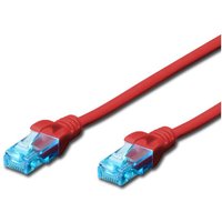 FDL 5M CAT.5e UTP PATCH CABLE - RED