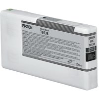 Epson C13T653800/T6538 Ink cartridge black matt 200ml for Epson Stylus