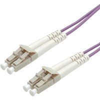 Fibre Optic Jumper Cable. 50/125 ยตm. LC/LC. OM4.