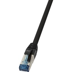 Logilink CQ6095S Networking Cable Black 10 M Cat6A S/Ftp (S-STP)