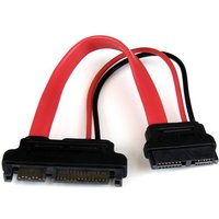 StarTech.com 6in Slimline SATA to SATA Adapter with Power - F/M