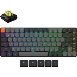 Keychron K3 Keyboard Universal Usb + Bluetooth Qwerty Uk English Grey Keychron K3 Keyboard Universal Usb + Bluetooth Qwerty Uk English Grey