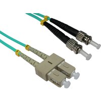 Cables Direct CDL 2MTR ST-SC 50/125 OM3 AQUA