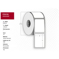 Capture 35002000 printer label Green