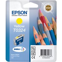 Epson C13T03244010/T0324 Ink cartridge yellow. 420 pages ISO/IEC 24711