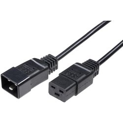 Microconnect PE141510 Power Cable Black 1 M C20 Coupler C19 Coupler