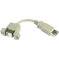 Cables Direct USB B Panel mount stub