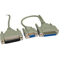 Cables Direct 2M D9F+D25F-D25M Dual Modem B/Q 50