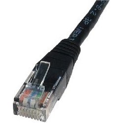 Cables Direct Cat5E Patch Networking Cable Black 30 M
