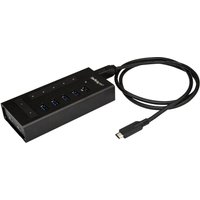 StarTech.com 7 Port USB C Hub - USB Type-C to 2x USB-C/5x USB-A - Comm