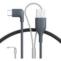 Bouncepad CB-RF-C2A-B USB cable 2 m USB C USB A Black. Grey