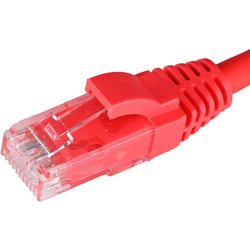 Cablenet 5M Cat5E RJ45 Red U/Utp Lsoh 24AWG Snagless Booted Patch Lead