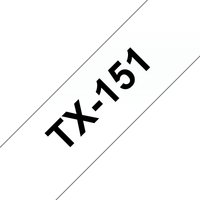 Brother TX-151 DirectLabel black on Transparent 24mm x 15m for Brother