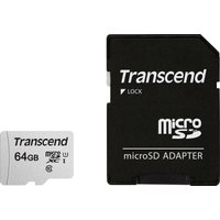 Transcend microSD Card SDXC 300S 64GB with Adapter