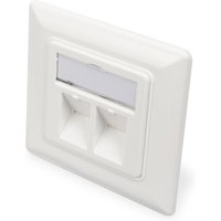 Wallplate Keystone Modules. German type. middle plate 50x5