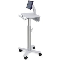 Ergotron StyleView Tablet Cart. SV10 Aluminium. White Multimedia cart