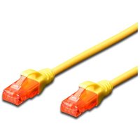 FDL 10M CAT.6 UTP LSZH PATCH CABLE - YELLOW