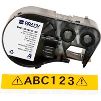 Brady M4C-750-595-YL-BK printer label Black. Yellow Self-adhesive prin