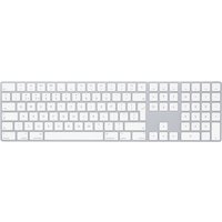 Apple Magic w/ Numeric Keypad keyboard Universal Bluetooth QWERTY UK English Silver, White