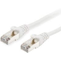 Equip Cat.6A S/FTP Patch Cable. White. 0.15m