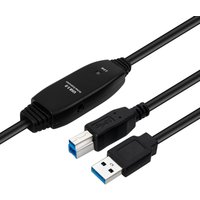 Microconnect Active USB3.0 A-B 7m M-M. Black