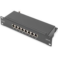 Digitus CAT 6A. class E patch panel. shielded. black