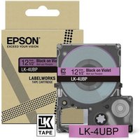 Epson C53S672101/LK-4UBP DirectLabel-etikettes black on violet 12mm x