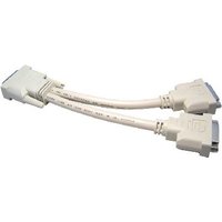 Cables Direct DV-188 DVI cable 0.2 m DVI-D 2 x DVI White
