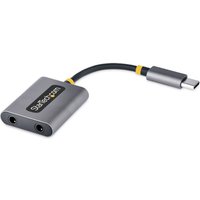 StarTech.com USB-C Headphone Splitter. USB Type C Dual Headset Adapter