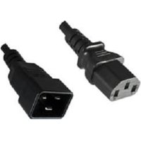Microconnect PE030620 power cable Black 2 m C13 coupler C20 coupler