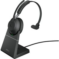 Jabra Evolve2 65 USB-A UC Mono with Charging Stand - Black