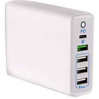 Maplin 5 Port USB Charging Station 20W 1x USB-C PD QC 3.0 4x USB-A 1.5