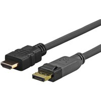 Vivolink PRODPHDMI3 video cable adapter 3 m DisplayPort HDMI Black