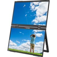 Verbatim Portable 15.6" FHD Dual Monitor Essentials
