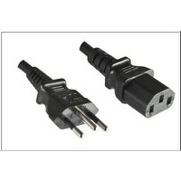 Microconnect PE010418BRAZIL power cable Black 2.1 m C13 coupler