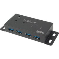 LogiLink UA0149 interface hub 5000 Mbit/s Grey