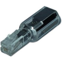 MediaRange Anti-Twist adapter for telephones with plug-in handset. bla