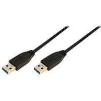 LogiLink 2m USB A - USB A 3.0 M/M USB cable USB 3.2 Gen 1 (3.1 Gen 1)