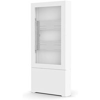 Chief ImpactTM Floor Mounted Kiosk. Portrait 55" White