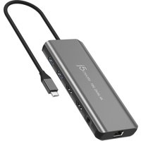 j5create JCD398 USB-C® Dual 4K HDMI™ 10Gbps Mini Dock. Black